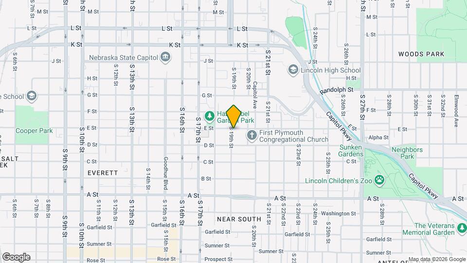 1901 E St Map and Location Details