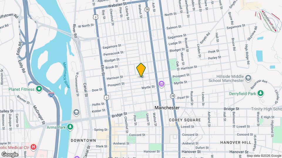 104 Prospect St Map and Location Details