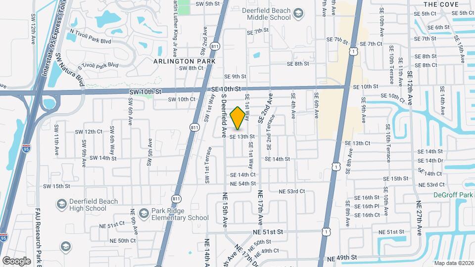 101 SE 13th St Map and Location Details