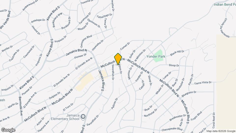 3691 Tarpon Dr Map and Location Details