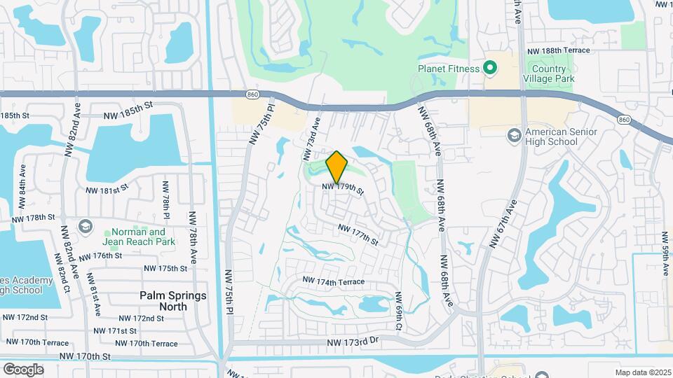 7130 NW 179th St Map and Location Details