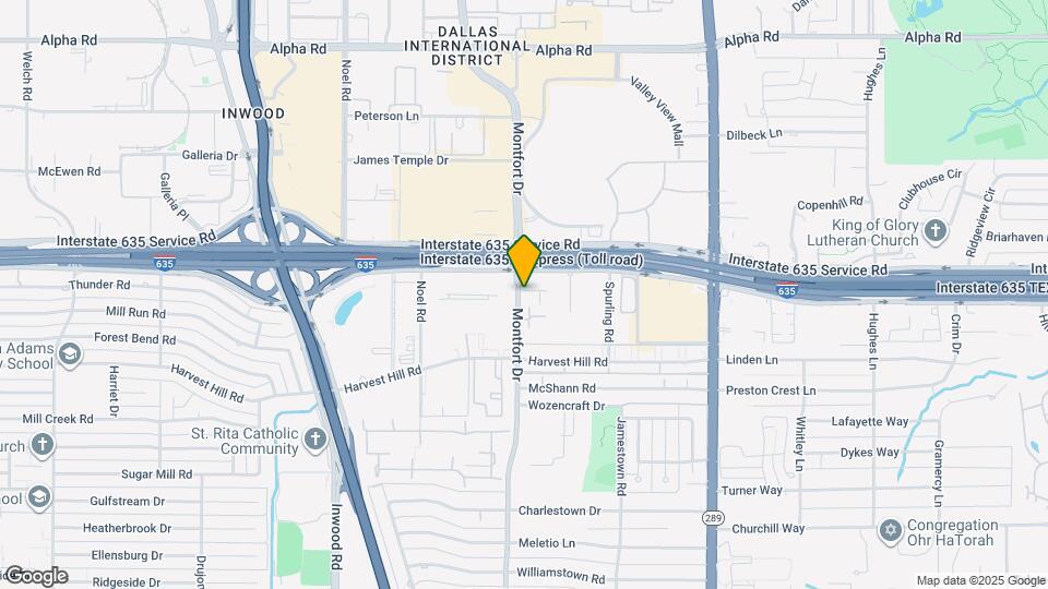 12888 Montfort Dr Mapa y Detalles de la Ubicación