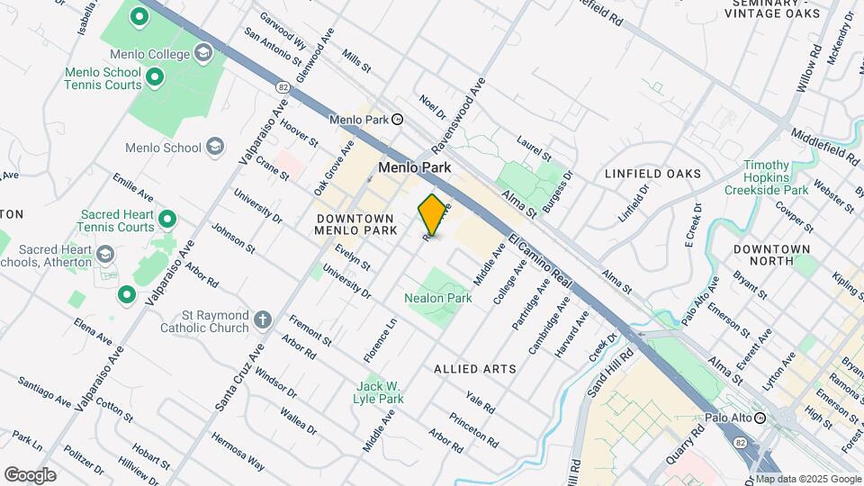 709-715 Roble Ave Mapa y Detalles de la Ubicación