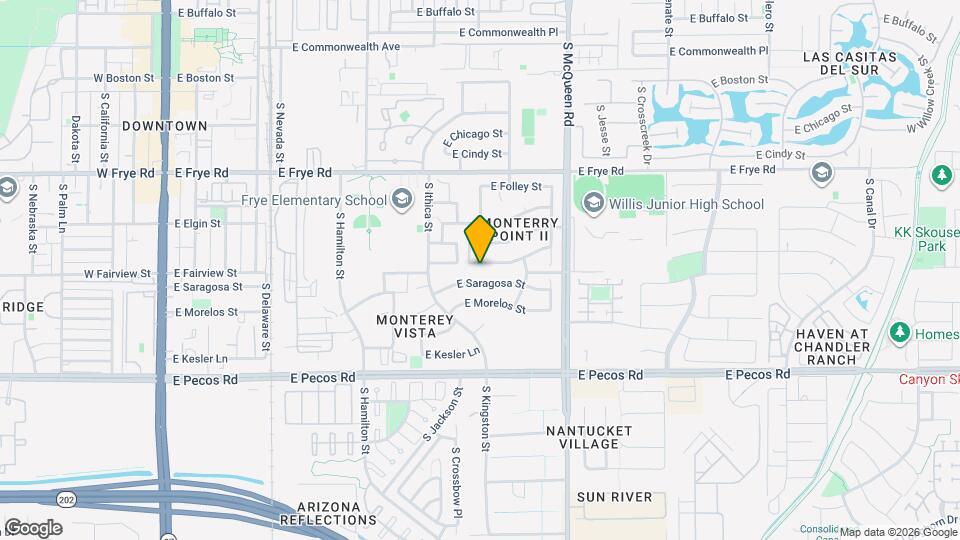 837 E Glenmere Dr Map and Location Details