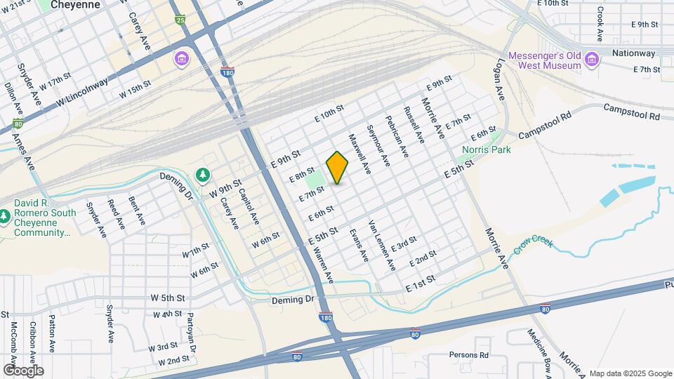 619 Evans Ave Mapa y Detalles de la Ubicación