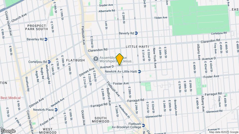 2616 Avenue D Map and Location Details