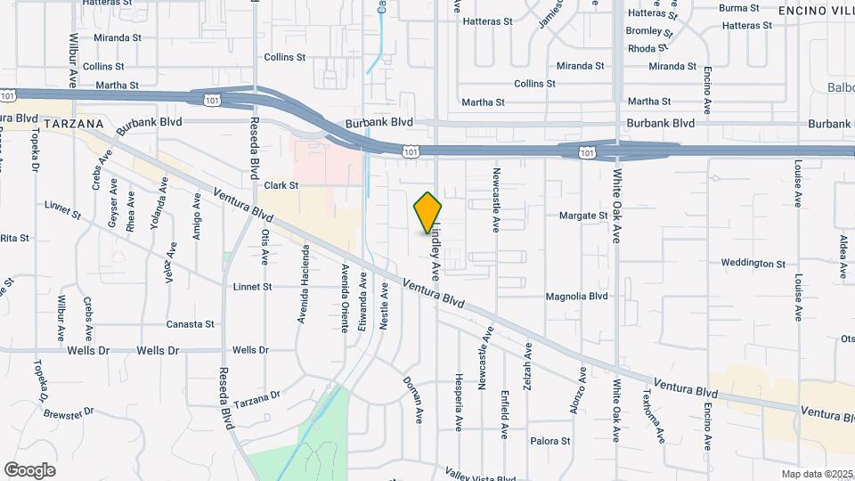 5325 Lindley Ave Map and Location Details