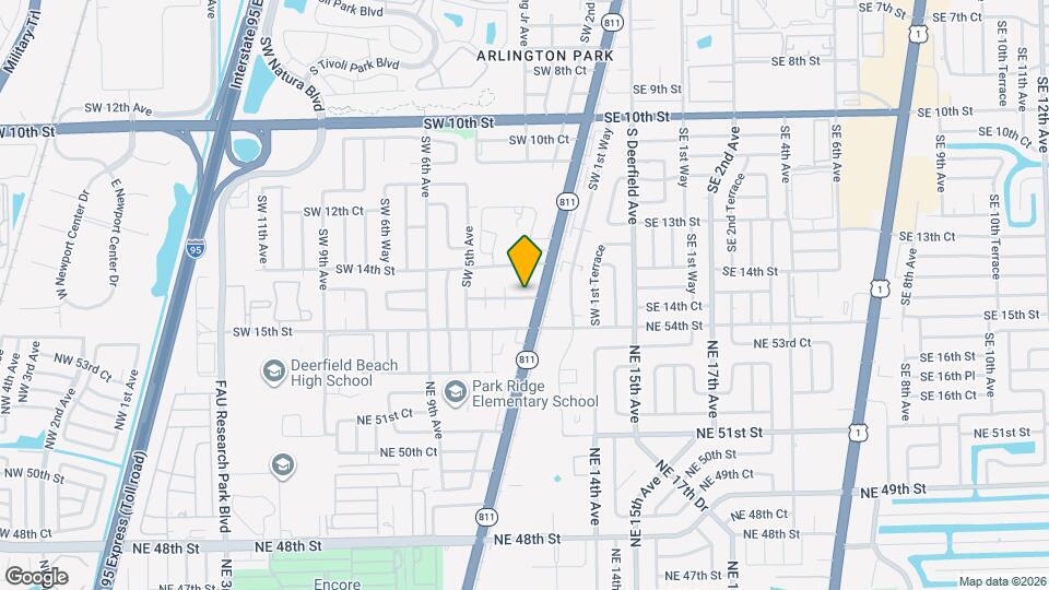 223 SW 14th Pl Map and Location Details