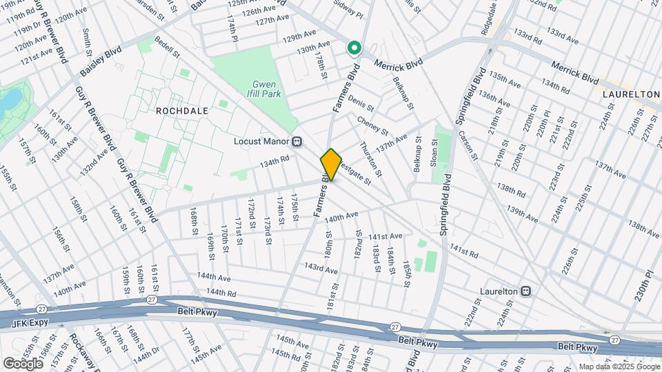 137-14 Bedell St Map and Location Details