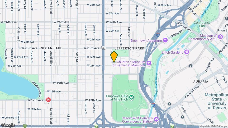 2100 Eliot St Map and Location Details