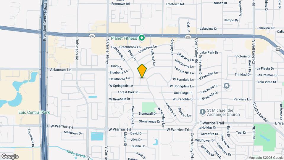 541 Forrest Hill Ln Map and Location Details