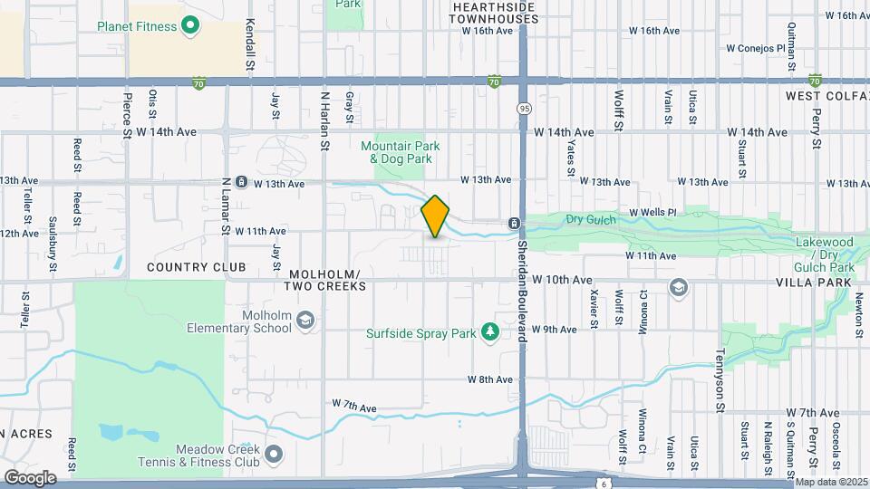 5561 W 11th Pl Map and Location Details