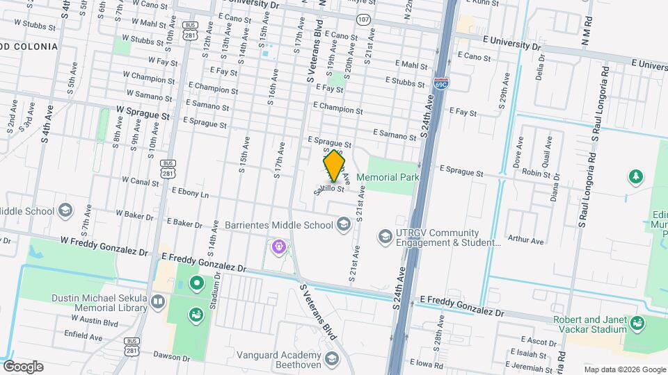 12 Saltillo St Map and Location Details
