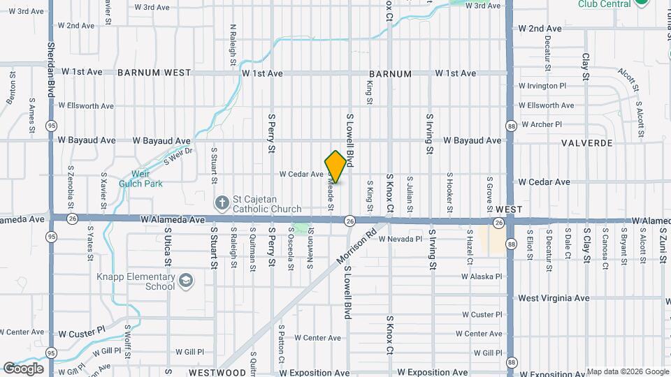 226 S Meade St Map and Location Details