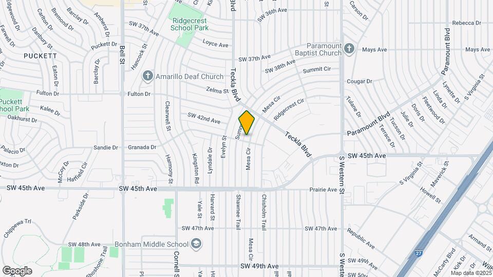 4418 Mesa Cir Map and Location Details