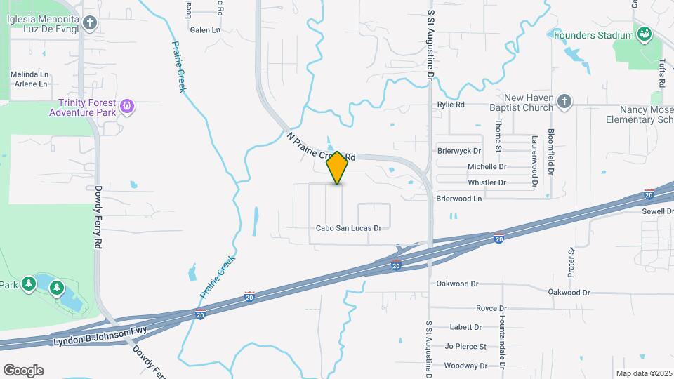 1607 Tampa Bay Dr Mapa y Detalles de la Ubicación