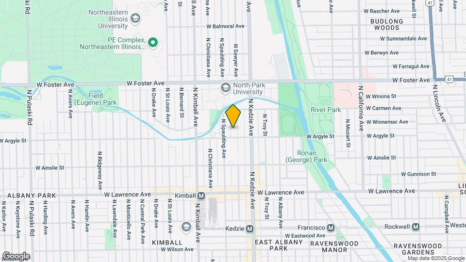 5010 N Sawyer Ave Map and Location Details