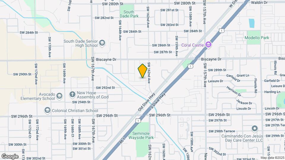 16239 SW 291st St Map and Location Details
