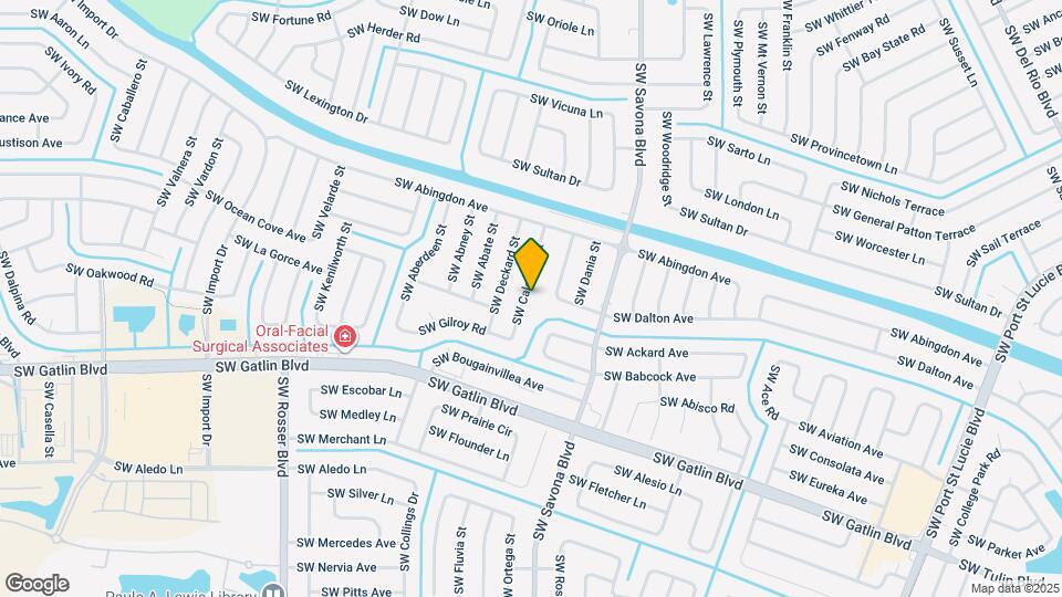 2561 SW Calender St Map and Location Details