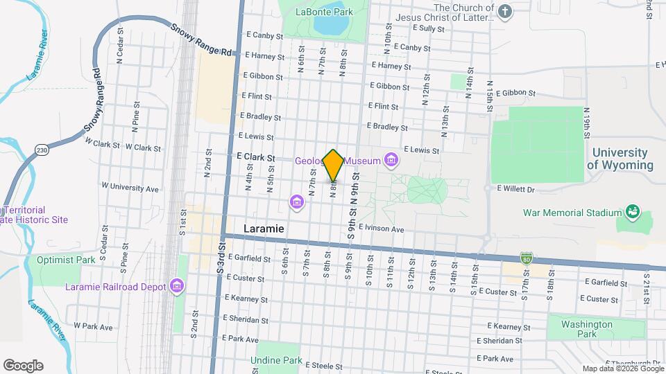 170 1/2 N 8th St Mapa y Detalles de la Ubicación