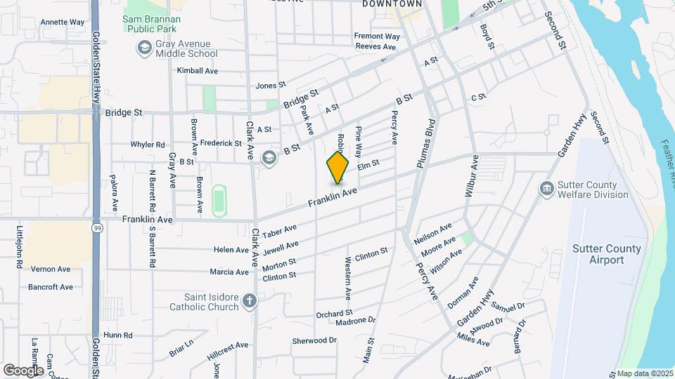 354 Robinson Ave Map and Location Details