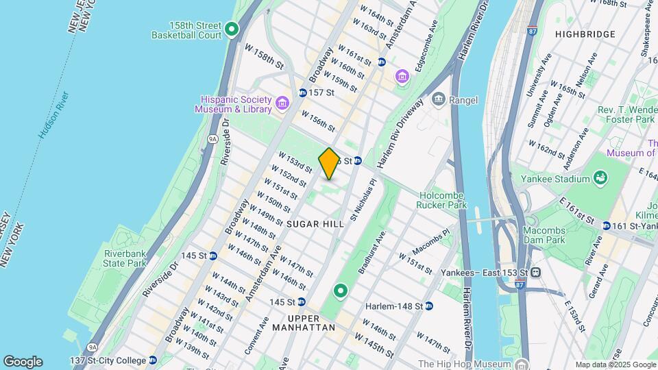 458 W 153rd St Map and Location Details