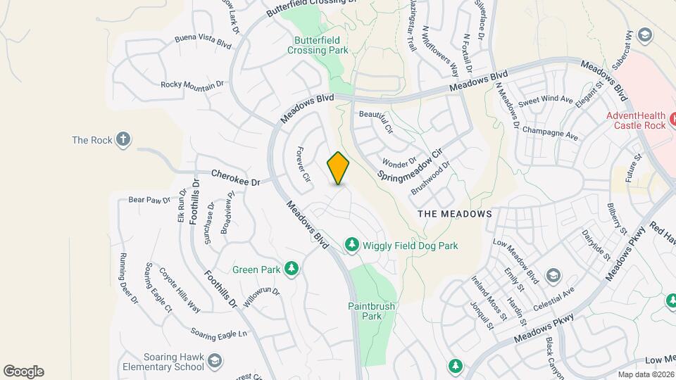 3905 Ute Mountain Trl Map and Location Details