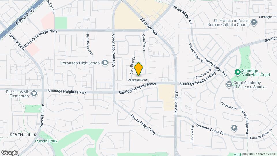 2726 Peekskill Ave Map and Location Details