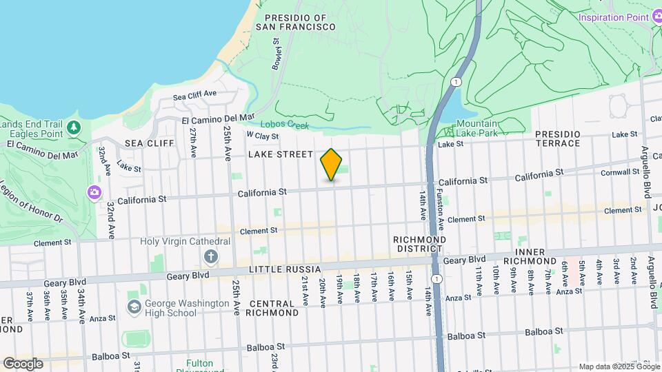 5700 California St Mapa y Detalles de la Ubicación