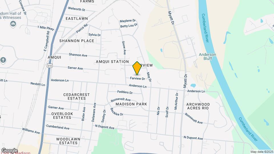 621 Farview Dr Map and Location Details