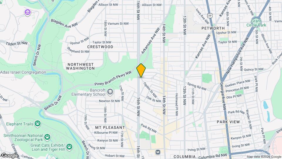 3557 16th St NW Map and Location Details