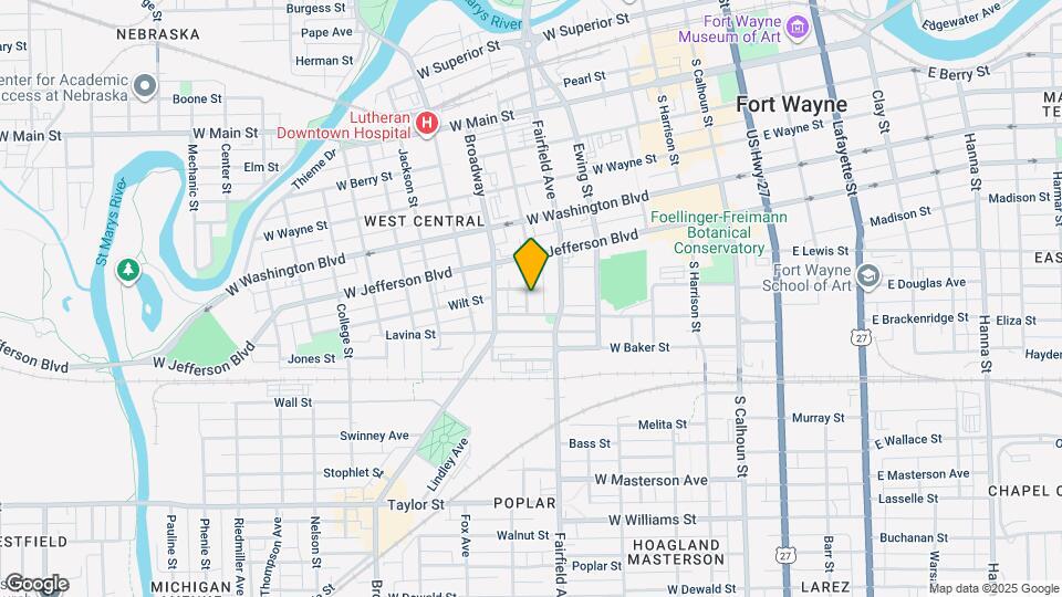 1205 Fulton St Map and Location Details