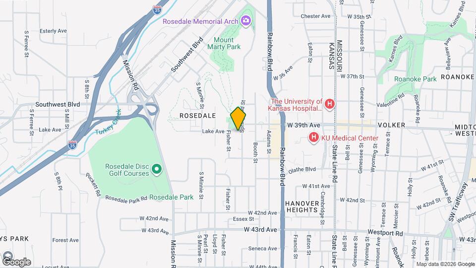 3902 Springfield St Map and Location Details