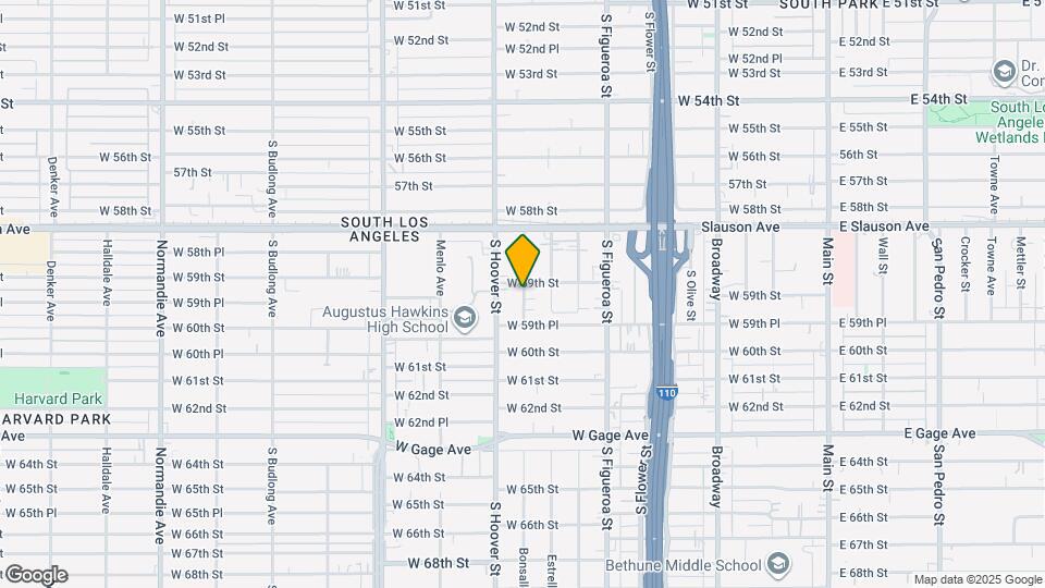 5905 Bonsallo Ave Mapa y Detalles de la Ubicación