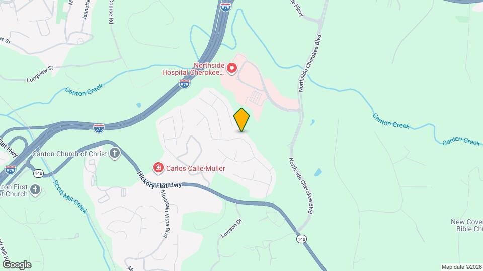 3718 Cherokee Overlook Dr Mapa y Detalles de la Ubicación
