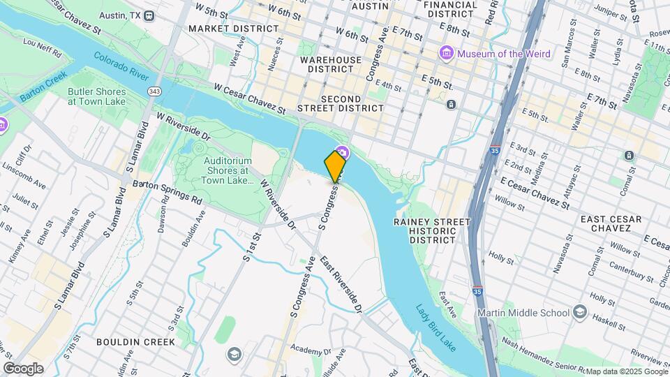 207 S Congress Ave Map and Location Details