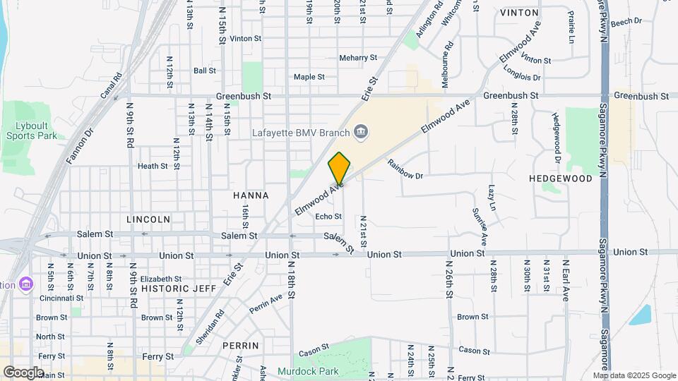 1931 Elmwood Ave Map and Location Details