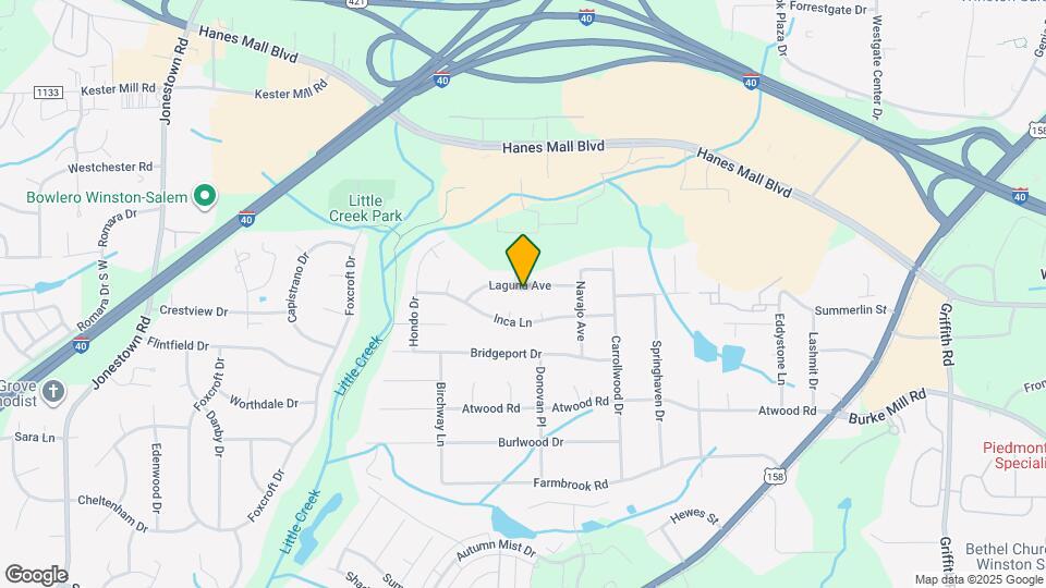 2770 Laguna Ave Map and Location Details