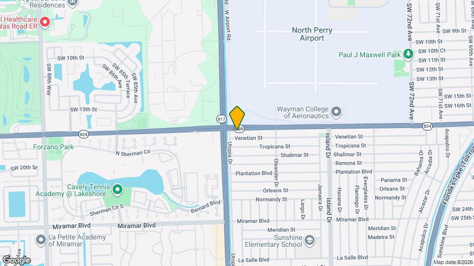 7956 Pembroke Rd Map and Location Details