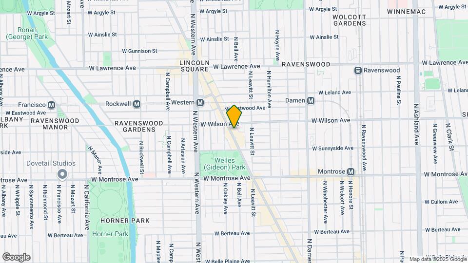 4541 N Lincoln Ave Map and Location Details