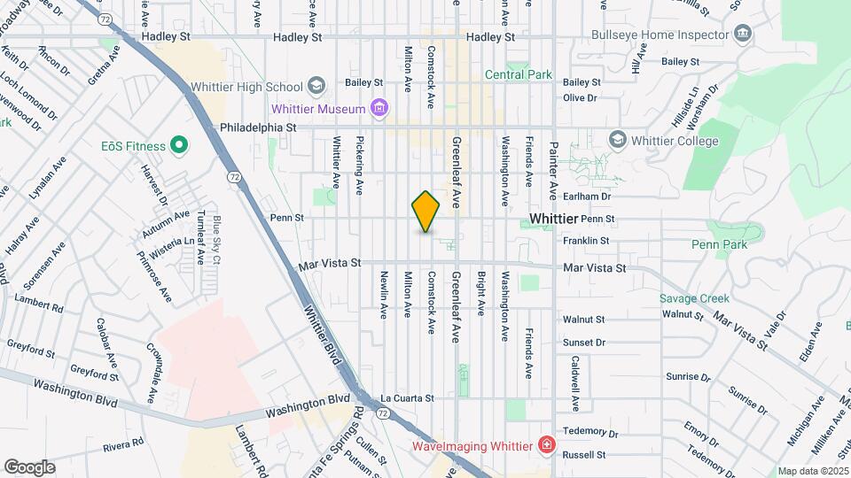 7327 Comstock Ave Map and Location Details