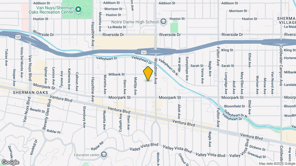4458 Mammoth Ave Map and Location Details