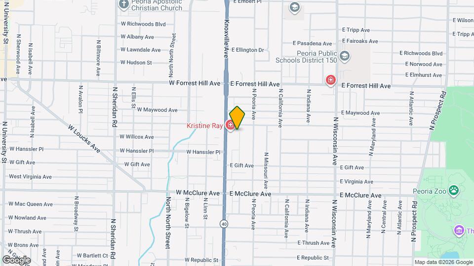 2807 N Dechman Ave Map and Location Details
