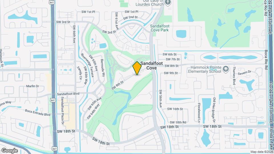 9370 SW 8th St, Unit 116 Map and Location Details