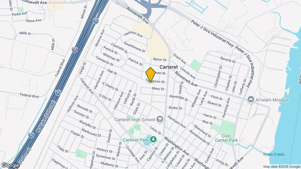 33 Tennyson St Map and Location Details