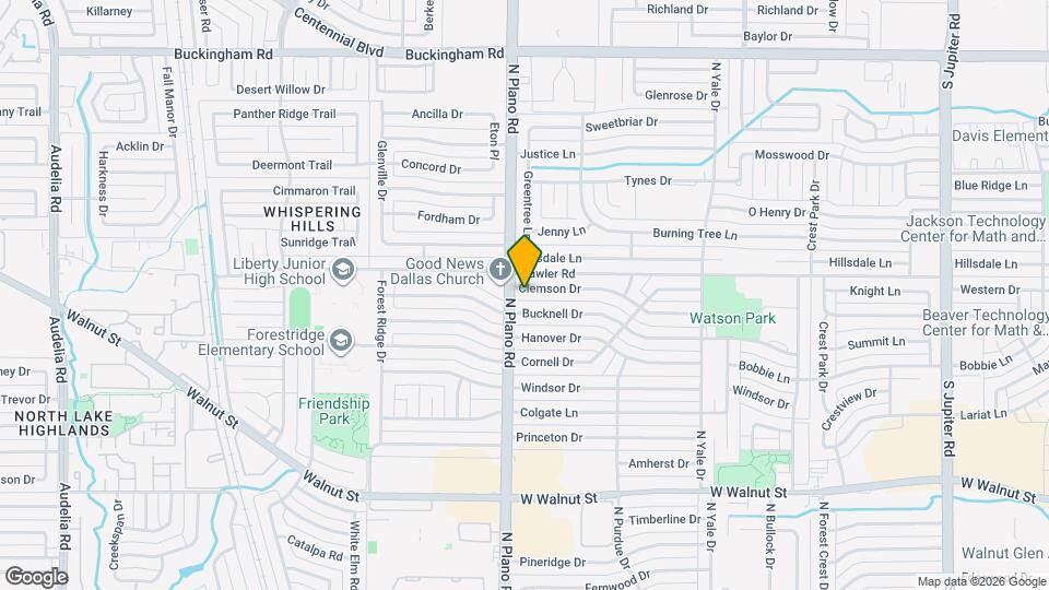 4422 Clemson Dr Map and Location Details