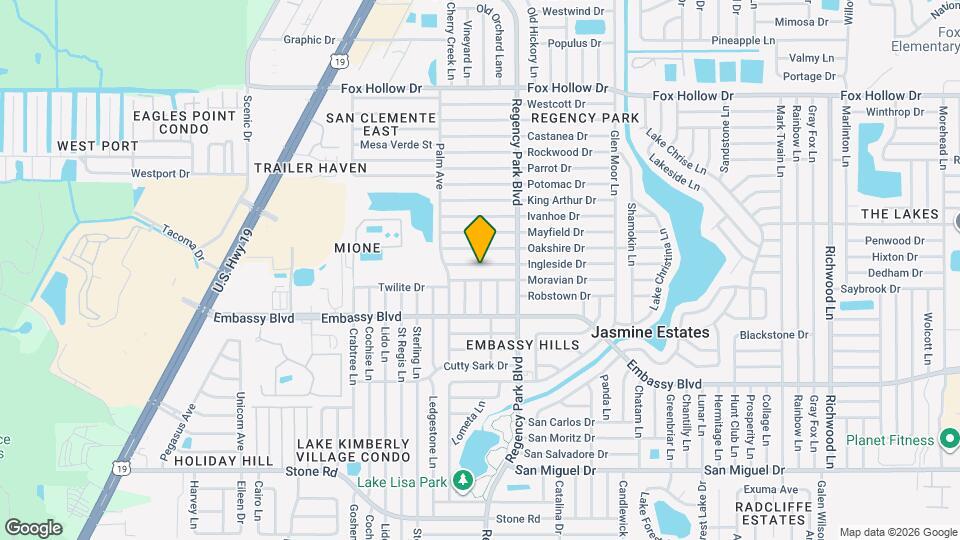 7104 Ingleside Dr Map and Location Details