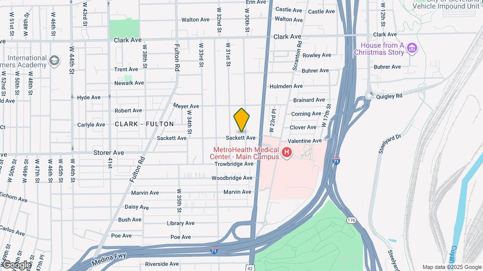 3326 W 30th St Map and Location Details