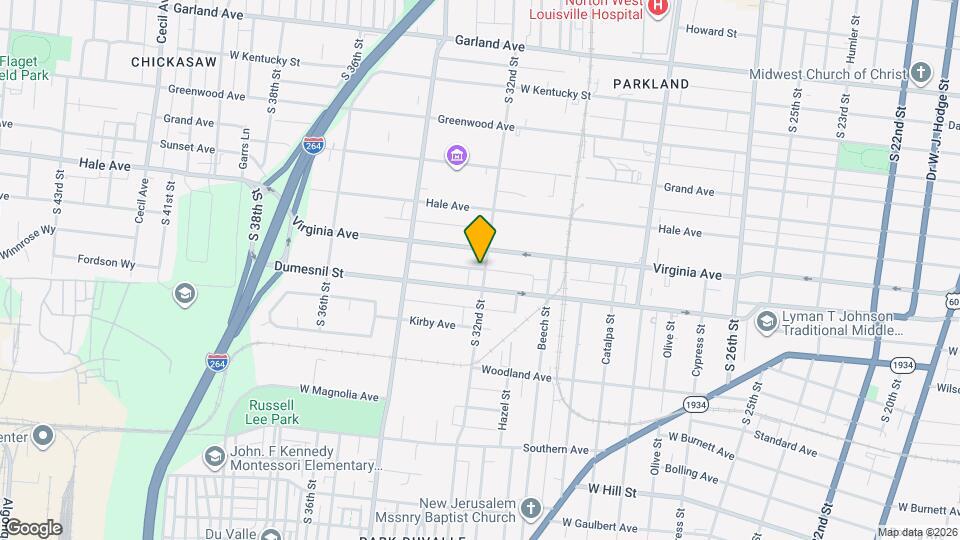 1216 S 32nd St Map and Location Details