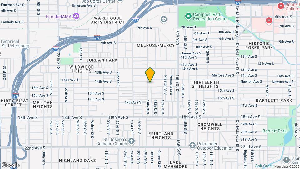 1432 19th St S Map and Location Details